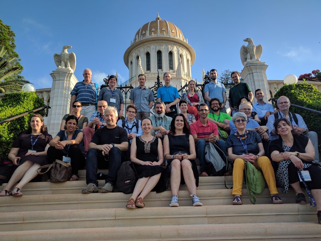 Group photo at the Baha'i Gardens