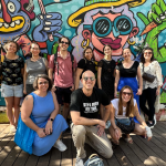 Tel Aviv Grafitti Tour and Celebrating our Graduates!